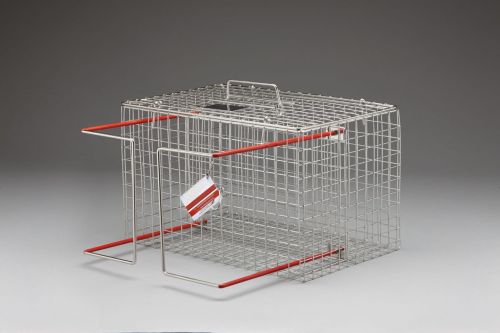 Přenosná léčebná klec ocelová 46 x 29 x 29 cm