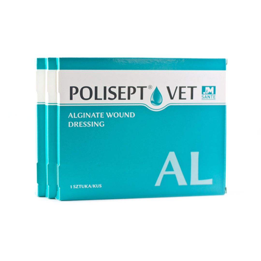 Polisept VET AL opatrunek na rany 10 x 10 cm.png