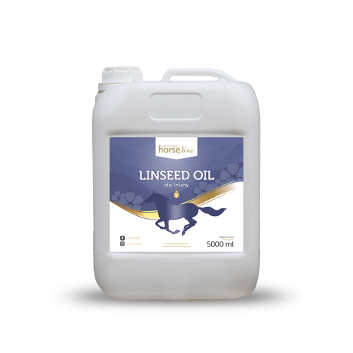 Lněný olej HorseLinePRO Olej lniany HorseLinePRO 5l.png