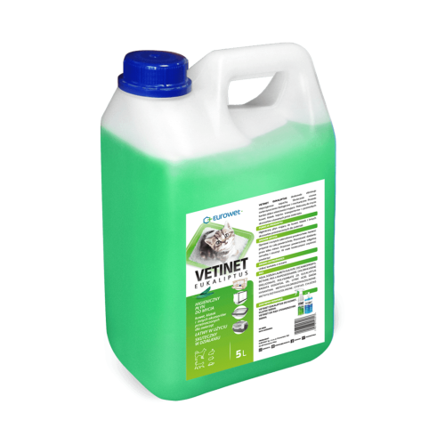 Vetinet eukalyptus na mytí klecí Płyn do mycia klatek Vetinet eukaliptusowy 5l.png