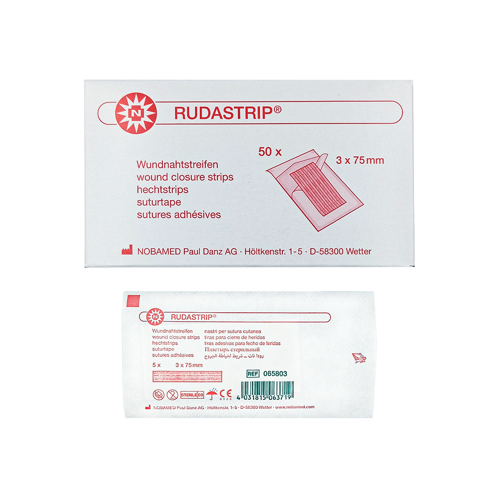 RUDASTRIP proužky na uzavření rány blistr