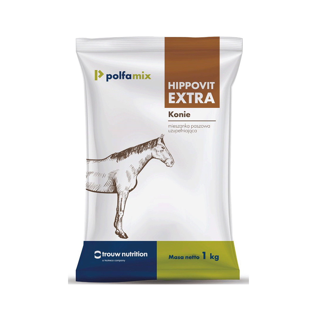 Hippovit Extra dla koni 1 kg Polfamix.png
