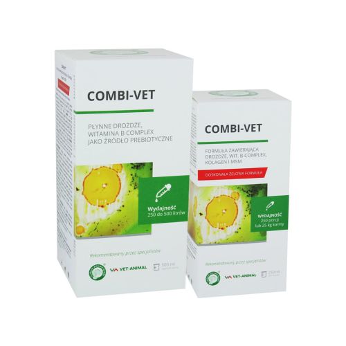COMBI-VET tekuté kvasnice, MSM a kolagen COMBI-VET płynne drożdże, MSM i kolagen 500g200g.jpg