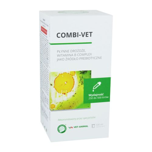 COMBI-VET tekuté kvasnice, MSM a kolagen COMBI-VET płynne drożdże, MSM i kolagen 500g.jpg