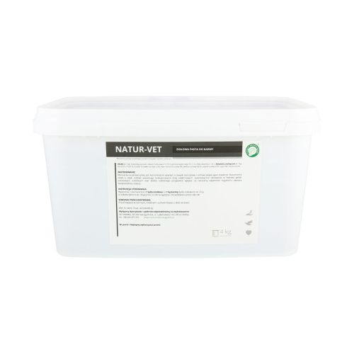 NATUR-VET bylinná krmná pasta NATUR-VET ziołowa pasta do karmy4kg.jpg