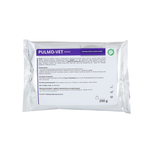 PULMO-VET prášek do dýchacích cest PULMO-VET drogi oddechowe proszek200g.jpg