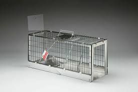 Skládací klecová past na kočky a malá zvířata