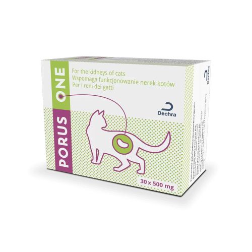 PORUS ONE na ledviny pro kočky 30 x 500 mg Dechra dechra-porus-one-box.jpg