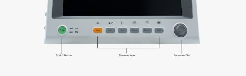 Srdeční monitor Edan iM70 VET od společnosti Masimo Mainstream AG im70_buttons.jpgKardiomonitor Edan iM70 VET z Masimo Mainstream AG – ekran dotykowy, cicha praca, kapnografia, EKG, SpO₂, NIBP i monitoring parametrów u zwierząt.