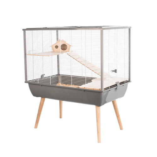 Klec pro malé hlodavce Neo Silta H58 Zolux Neo-Silta-szara.png