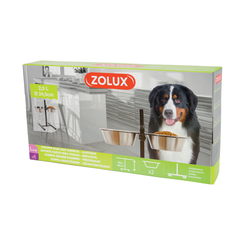 Mísy na nastavitelném stojanu 2 x 2,5 l 475429-1.png