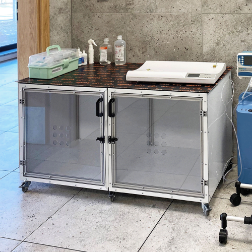 Dvojitá klec s pohyblivou přepážkou 60x120x60 cm Podwójna klatka z ruchomą przegrodą-2.png