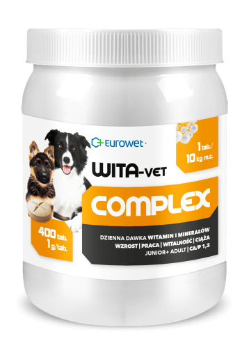 WITA-VET Komplex pro psy 1g Eurowet Wita-Vet_Pies_COMPLEX_1g_400tab-2.png