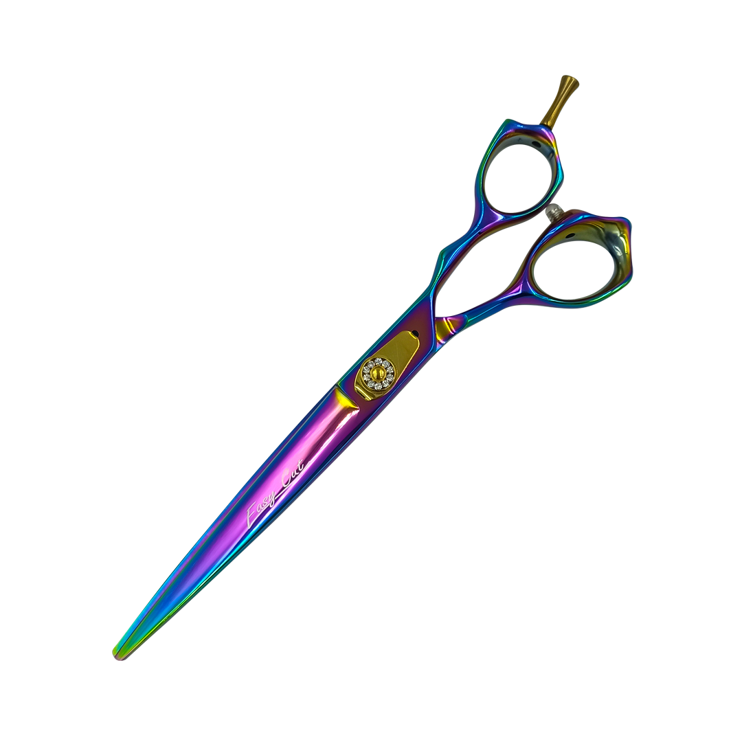 Rovné nůžky Easy Cut RAINBOW 7 palců 440