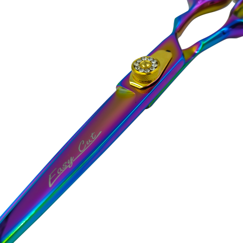 Rovné nůžky Easy Cut RAINBOW 7 palců 440 Nożyczki Easy Cut RAINBOW proste 7 cali 440-2.png