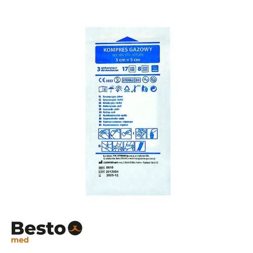 Sterilní plynový kompres 3 ks. 8 vrstev Kompres_gazowy_jałowy_5x5.jpg