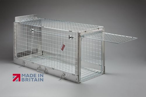 Velká klecová past pro různá zvířata Klatka na psy i lisy 1.jpg