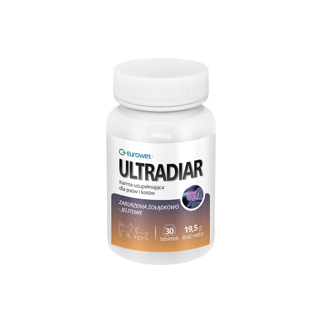 Ultradiar na żołądek dla psa i kota 30 szt Eurowet.jpg